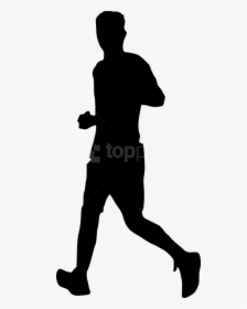 Free Png Man Running Silhouette Png - Silhouette People Running Png, Transparent Png, Free Download