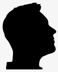 11 Silhouette Profile - Man Face Profile Silhouette, HD Png Download, Free Download
