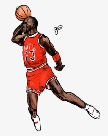 Drawing Michael Jordan Dunk, HD Png Download, Free Download
