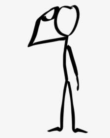 Hd Stickman, Stick Figure, Match - Stick Figure Thinking Png, Transparent Png, Free Download