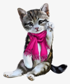 Transparent Cat Toy Clipart - Kajenna Art Happy Birthday Girl, HD Png Download, Free Download