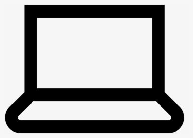 Laptop Png Black And White, Transparent Png, Free Download