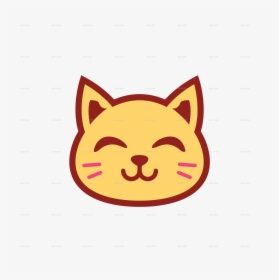 Cute Cat Emote Png Clipart , Png Download - Cute Cat Cartoon Png, Transparent Png, Free Download