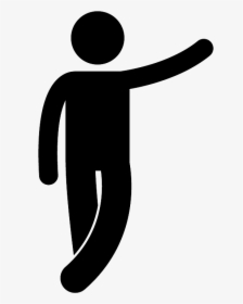 Stick Man Leaning Png, Transparent Png, Free Download