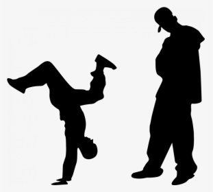 Transparent Dance Clipart - Hip Hop Dance Clipart Black And White, HD Png Download, Free Download
