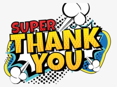 Thank You Clipart Superhero, HD Png Download, Free Download