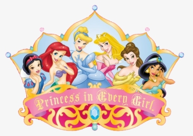 Disney Princess Crown Clipart - Disney Princess With Crown, HD Png Download, Free Download