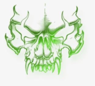 Png Effects For Photoshop Free Download - Easy Badass Skull Drawing, Transparent Png, Free Download