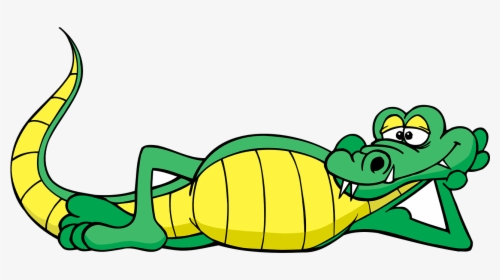 Crocodile Cartoon Drawing, HD Png Download, Free Download