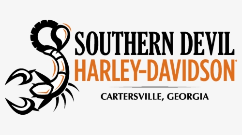 Hd Southerndevil Color Black - Southern Devil Harley Davidson Cartersville Ga Logo, HD Png Download, Free Download