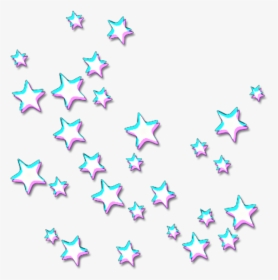 Transparent Neon Star Png - Transparent Background Glitch Stars Png, Png Download, Free Download