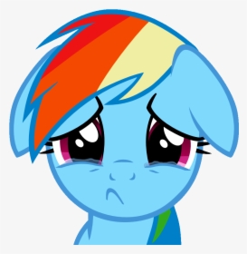 My Little Pony Rainbow Dash Face, HD Png Download, Free Download