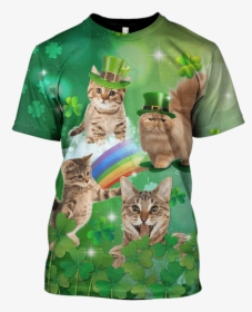 3d Cute Cats Full Print T Shirt - Spongebob Tshirt, HD Png Download, Free Download