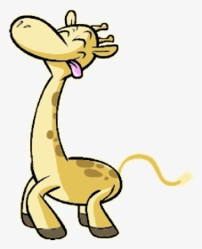 Leopard Clipart Gif Transparent - Cartoon Giraffe Transparent Background, HD Png Download, Free Download