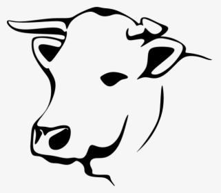Transparent Cows Clipart - Line Art Cow Png, Png Download, Free Download