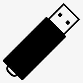 File - Noun Project - Usb - Svg - Pen Drive Vector - Flash Drive Vector Png, Transparent Png, Free Download