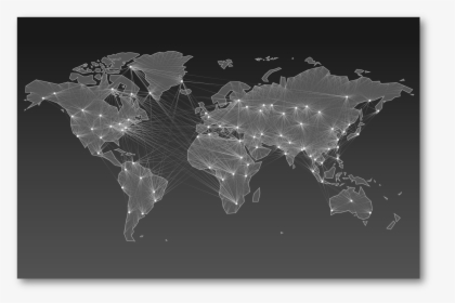 Cyber Security World Map, HD Png Download, Free Download