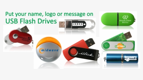 Usb Flash Drives Imprinted With Logo, HD Png Download, Free Download