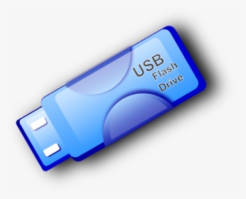 Blue,data Storage Device,electronic Device - Usb Flash Drive Png, Transparent Png, Free Download