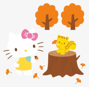 Sanrio Cinnamoroll Transparent - Autumn Hello Kitty, HD Png Download, Free Download