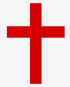 Red Christian Cross Png, Transparent Png, Free Download