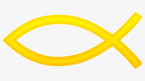 Transparent Christian Cross Designs Clip Art - Gold Christian Fish Symbol, HD Png Download, Free Download
