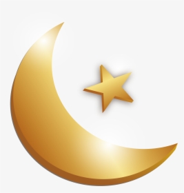 Golden Moon Star 28102943 Transprent Png Free Download, Transparent Png, Free Download