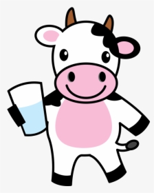 Cattle Cartoon Drawing Clip Art - Cartoon Dairy Cow, HD Png Download, Free Download