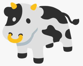 Cattle Emoji Train Symbol Sms - Cow Emoji Transparent Background, HD Png Download, Free Download