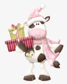 Christmas Cow Cliparts - Christmas Day, HD Png Download, Free Download