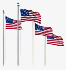 Transparent American Flag Background Png - American Flag Pole Clipart, Png Download, Free Download