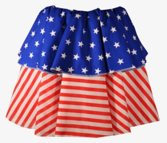 American Flag Skirt Transparent Background Clothing - Miniskirt, HD Png Download, Free Download