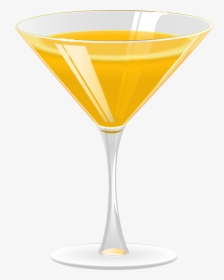 Cocktail Orange Png Best - Martini Glass, Transparent Png, Free Download