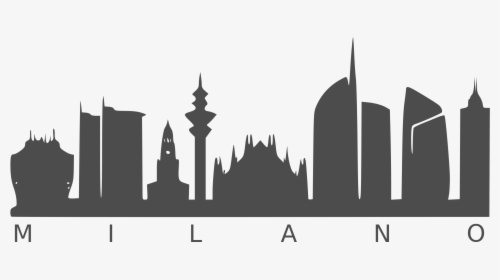 Transparent City Outline Png - Milan Skyline Silhouette Png, Png Download, Free Download