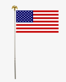 American Flag Pole Png Graphic Free Stock - Transparent Flag Pole Png, Png Download, Free Download