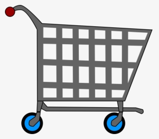 Area,line,shopping Cart - Grocery Cart Clipart Png, Transparent Png, Free Download