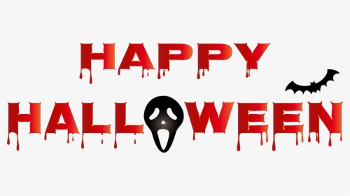 Transparent Halloween Corner Border Clipart - Bloody Happy Halloween Clipart, HD Png Download, Free Download