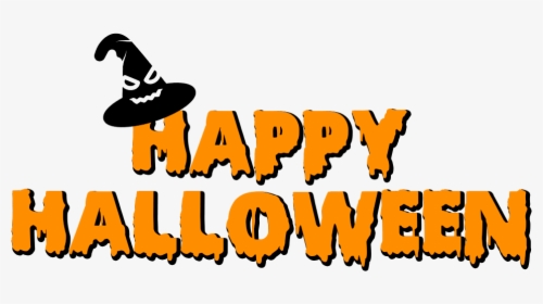 Happy Halloween Witch Hat - Graphic Design, HD Png Download, Free Download