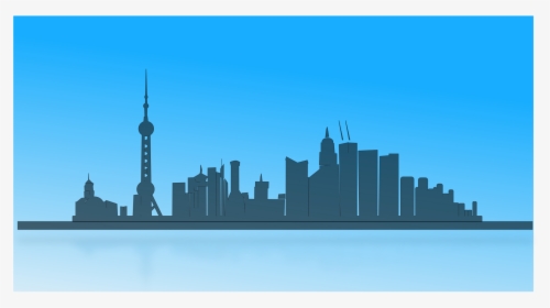 9 China Skyline Vector Png Images - Positive Negative Art Buildings, Transparent Png, Free Download