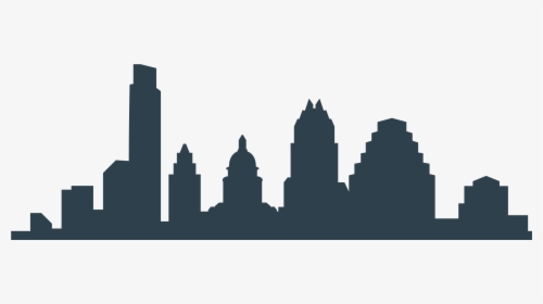Austin Silhouette At Getdrawings - Outline Of Austin Skyline, HD Png Download, Free Download
