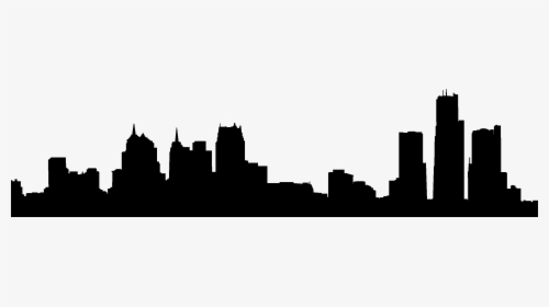 Detroit City Skyline Silhouette, HD Png Download, Free Download