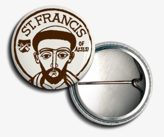 St Francis Of Assisi Tertiary Button"  Class= - Symbol Francis Of Assisi, HD Png Download, Free Download