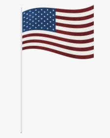 Us Flag On A Stick Png , Png Download - American Flag On Stick Png, Transparent Png, Free Download