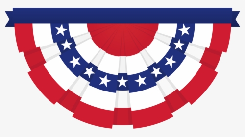 American Flag Bunting Png , Png Download - American Flag Bunting Png, Transparent Png, Free Download