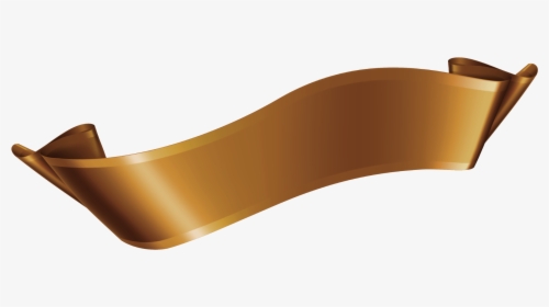 Transparent Curved Ribbon Png - Bronze Ribbon Png, Png Download, Free Download