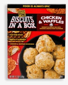 Waffles Transparent Chicken Nugget - Chicken Waffle Biscuit, HD Png Download, Free Download
