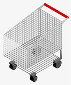 Wagon Clipart Trolley - Shopping Cart Pixel Png, Transparent Png, Free Download