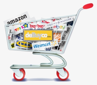 Walmart Shopping Basket Png - Cart Stock, Transparent Png, Free Download