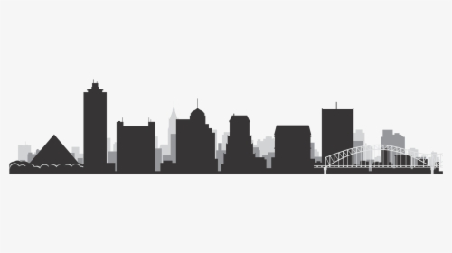 Memphis Skyline Print Out, HD Png Download, Free Download
