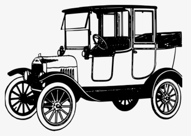 Wheel,classic Car,antique Car - Ford Model T Clip Art, HD Png Download, Free Download